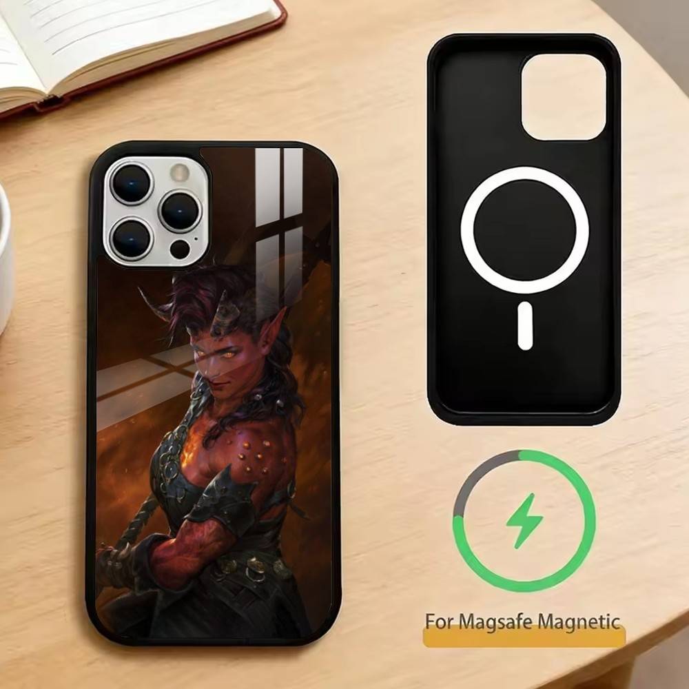 Baldur's Gate   Phone Case For iPhone17,16,15,14,13,12,11 Plus,Pro Magnetic For Magsafe Wireless Charging