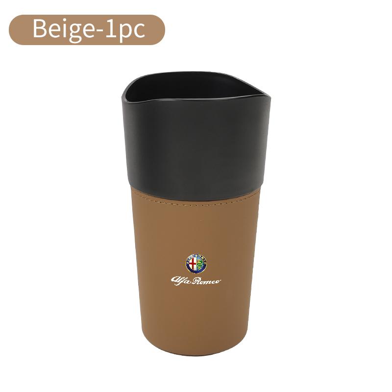 

Car Garbage Storage Box Umbrella Organizer Bucket Cup Holder For Alfa Romeo 159 Giulietta 156 147 Giulia Mito GT Stelvio Spider