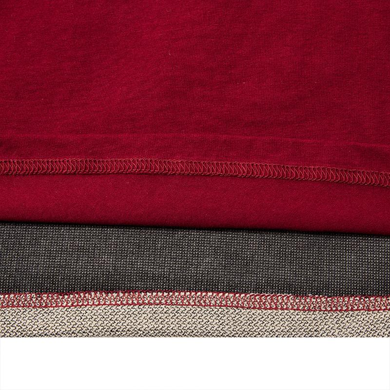 Moda Estiva Design T-shirt da Uomo Casual Patchwork Manica Corta T-shirt Maschili Bottoni Girocollo Vestibilità Slim Hip Hop Top Magliette 5XL