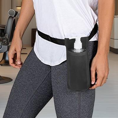 Bolsa para Botella de Masaje Yousheng, Soporte de Cintura para Loción y Aceite Esencial con Correa Ajustable, Funda para Masajista para 1 o 2 Botellas, Fácil Acceso