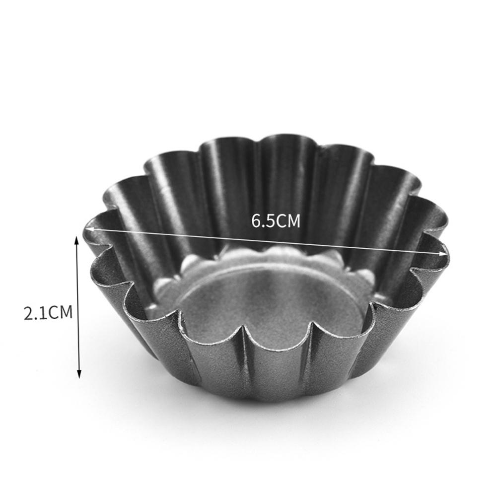 Egg Tart Pans Carbon Steel Tart Tins Baking At Home Effortless Baking Home Baking Supplies Reliable Baking Tools