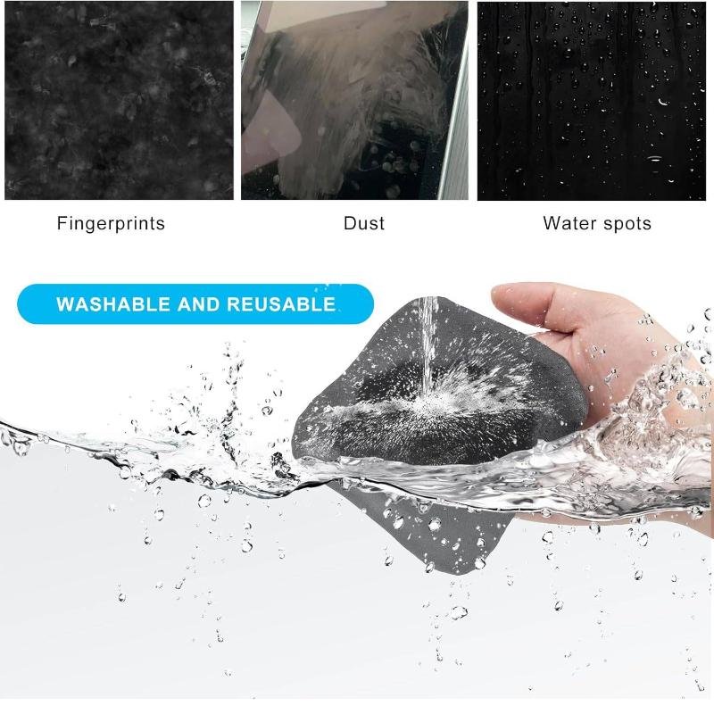 Car Touch Screen Cleaning Cloth, Double Side Microfiber Cleaning Cloth For Car And Glass Screens For Laptops