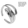 Women Finger Ring Minimalist V-Shaped Geometric Shape Adjustable Fit Open Ring
