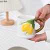Zitronen-Keramik-Essteller Wasserbecher Milchkännchen Snackschale Dessertteller Obstteller Salatschüssel Pastagericht Servierteller Tablett
