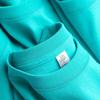 Camiseta de Hombre de Color Sólido con Cuello Redondo, Estilo Americano, Corte Holgado, Manga Corta, Ropa de Verano
