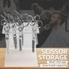 Acrylic Barber Tool Holder Acrylic Barber Tool Display Rack 15-Hole Design Scissor Barber Tool Holder For Professional