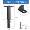 Metal Furniture Legs, Adjustable Round Bed Sofa Desk Cabinet Foot Legs
