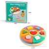 Baby Geometric Shape Matching Puzzle Game Montessori Parish Wooden Toy Color Cognitive Early Educational Sensory Toys for Toddle