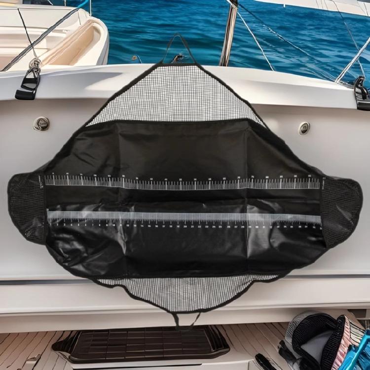 Fish Weigh In Bag for Fishing Heavy Duty Fish Transport Bag Fish Weigh Slings Bag Meshes Fish Transport Bag with Ruler