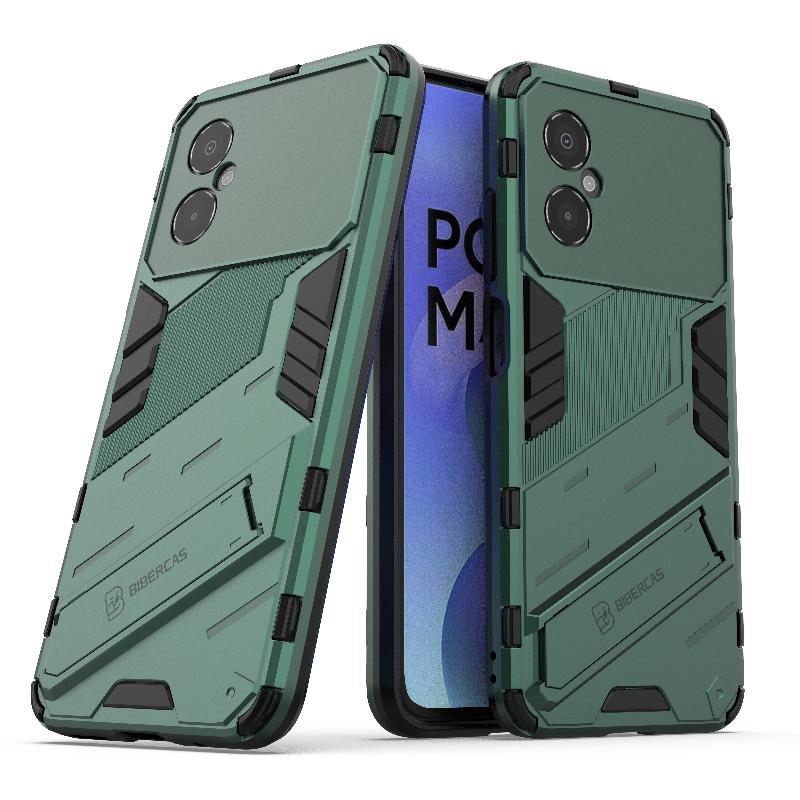 Για Xiaomi Poco M4 5G Θήκη Κάλυμμα Για Poco M4 5G Capas Τηλέφωνο Πίσω Προφυλακτήρας Βάση Στήριξης Αντικραδασμική Θήκη Στήριξης Για Poco M4 5G Fundas