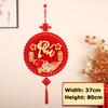 1PC Decorations Ceremony Tassel Hang Blessing Red Spring Festival New Year Traditional Festive Atmosphere Brightly Colored
