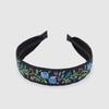 LALA Rose Pattern Hairband P-BlackBlue