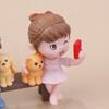 2 Stück/Paar Niedliche Verliebte machen Selfies auf einem Hocker Kuchen Dekoration Auto Ornament Paar Figuren Miniatur Handwerk Feengarten Dekor