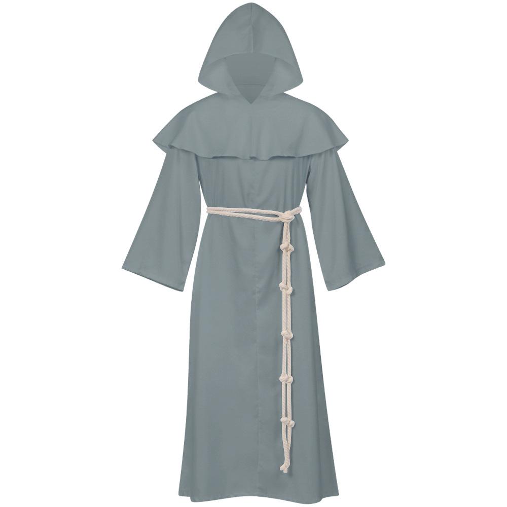 Medieval Monk Robe, Monk Costume, Wizard Costume, Priest Costume, Performance Costume, Halloween Costume