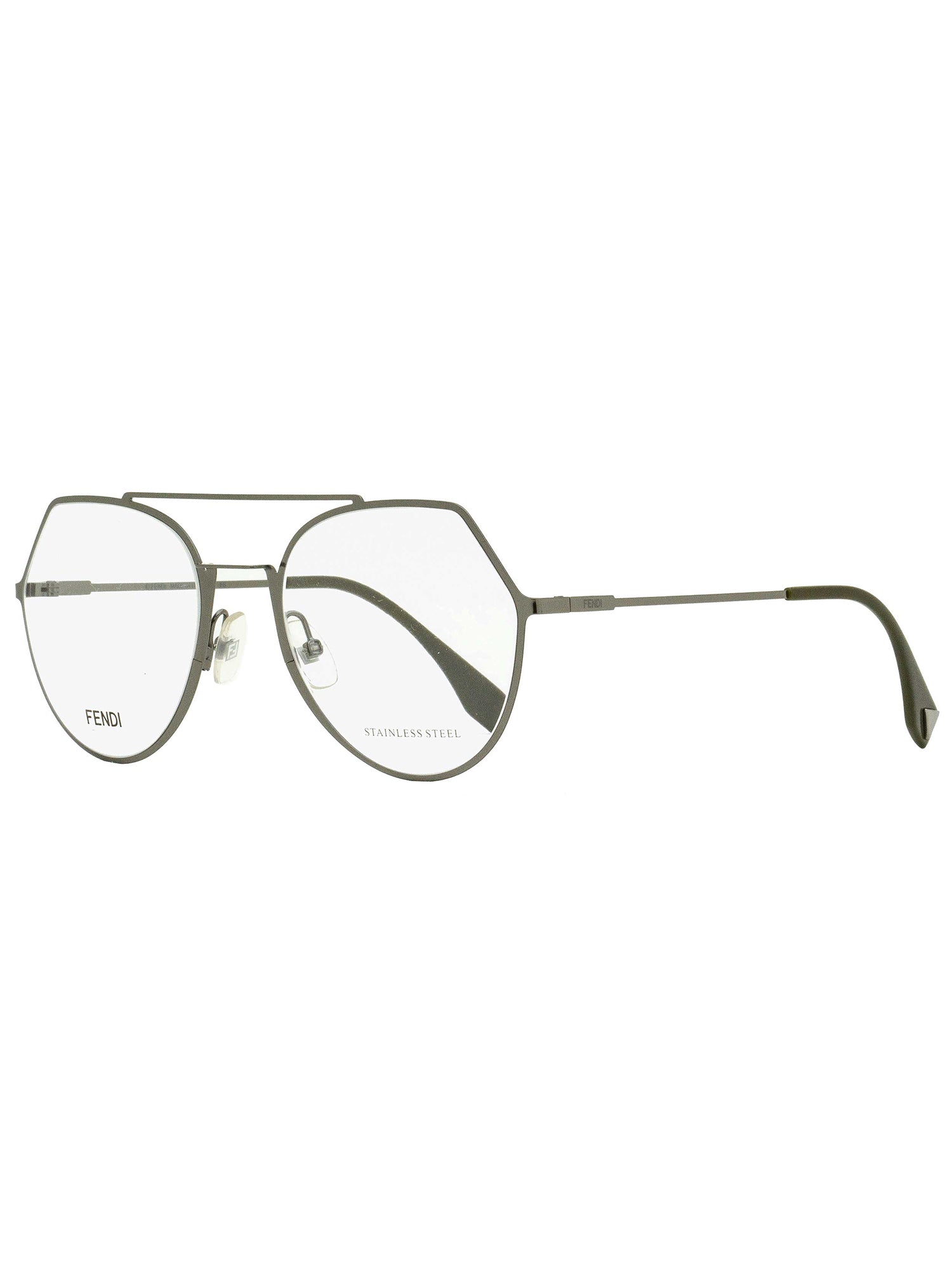NEW! Unisex Fendi FF0329 Stainless Steel Rounded Geometric Eyeglasses Amazon.com: FENDI Round Sunglasses FF0248S 1EDXR Green 53mm  main image 4
