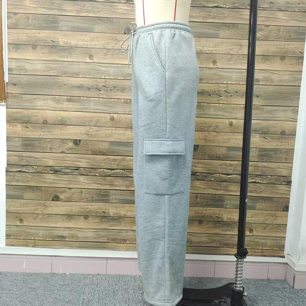 Autumn Women's Plus Size Straight Work Pants Athletic Casual Loose Sweatpants