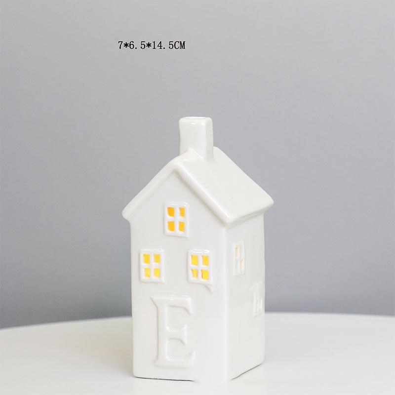 Keramikos namas žvakidė Keraminė arbatinės žvakidė Žvakių degiklis namų miegamojo dekoravimui Įkurtuvių dovana