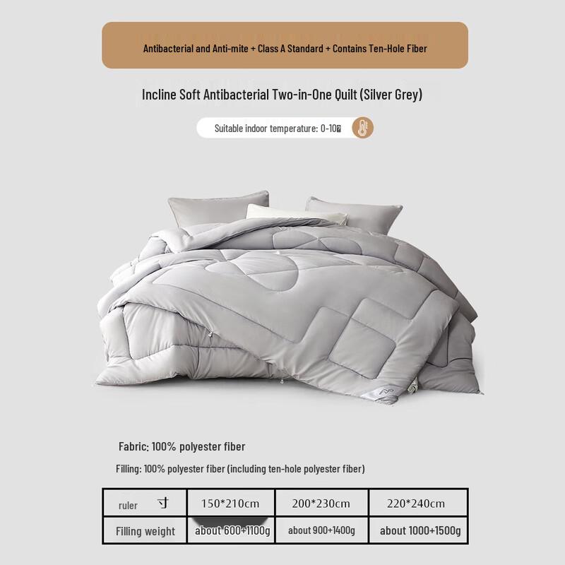 Mercury Home Textiles All-Season Duo Fiber Quilt