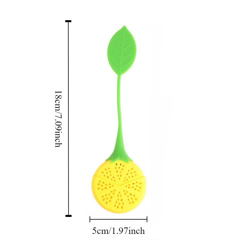 

1 шт. Силиконовый чайный фильтр Набор для лимонного чая Креативный силиконовый чайный набор Подарок Инструмент для фильтрации