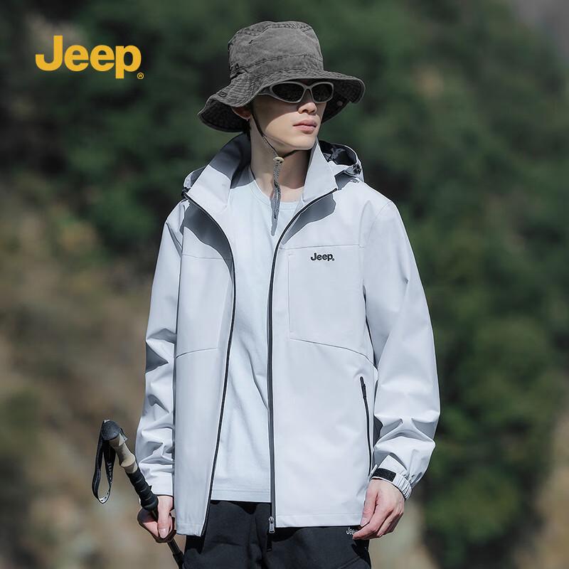JEEP Unisex Hooded Outdoor Jacket