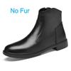 Luxury Genuine Leather Thick-soled Mens Boots Vintage Style High Top Dress Shoes Fashion Casual Leather Chelsea Ankle Boots