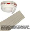 1PC 2m/78.74inch Self-adhesive Foam Baseboard Wall Stickers Waistline Floor Corner Skirting Board Stickers Wall Decoration