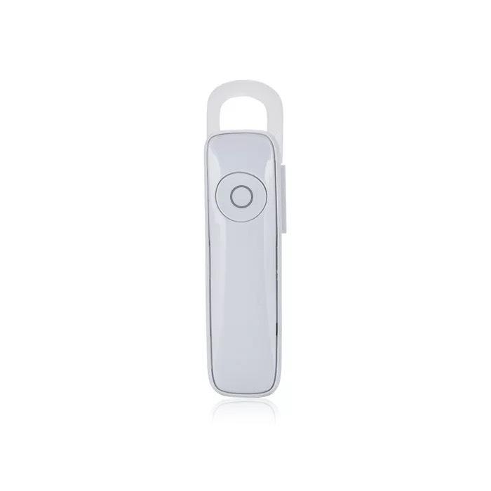 

New Bluetooth Noise Cancelling Single Ear Headset with Mic & Ear Hook - Car Phone Wireless Earphones