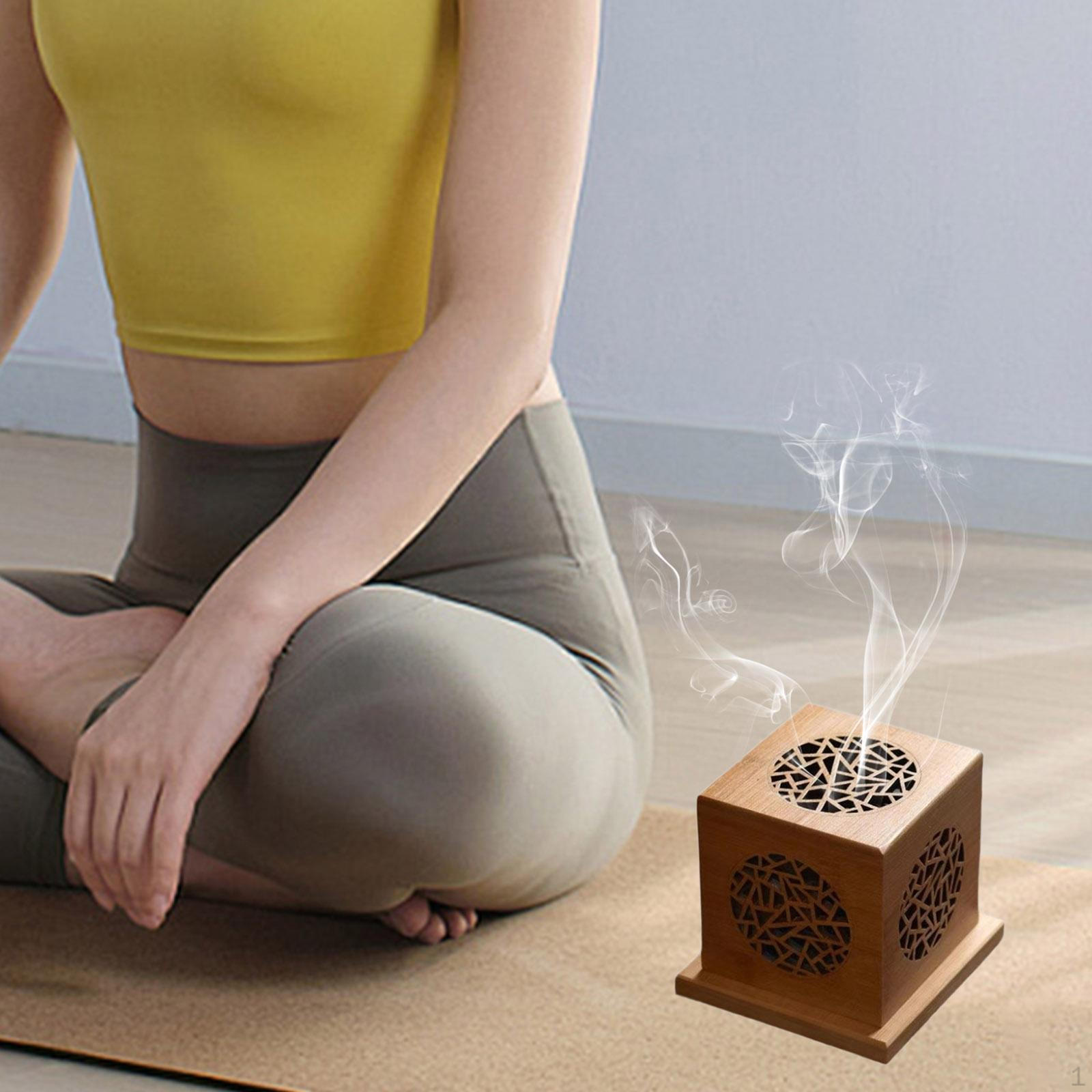 

Подставка для благовоний из дерева для настольного использования с крышкой-релаксом Ice crack