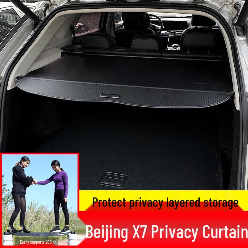 Beijing X7 Retractable Trunk Cargo Cover Curtain for BAIC X7 Parcel Shelf