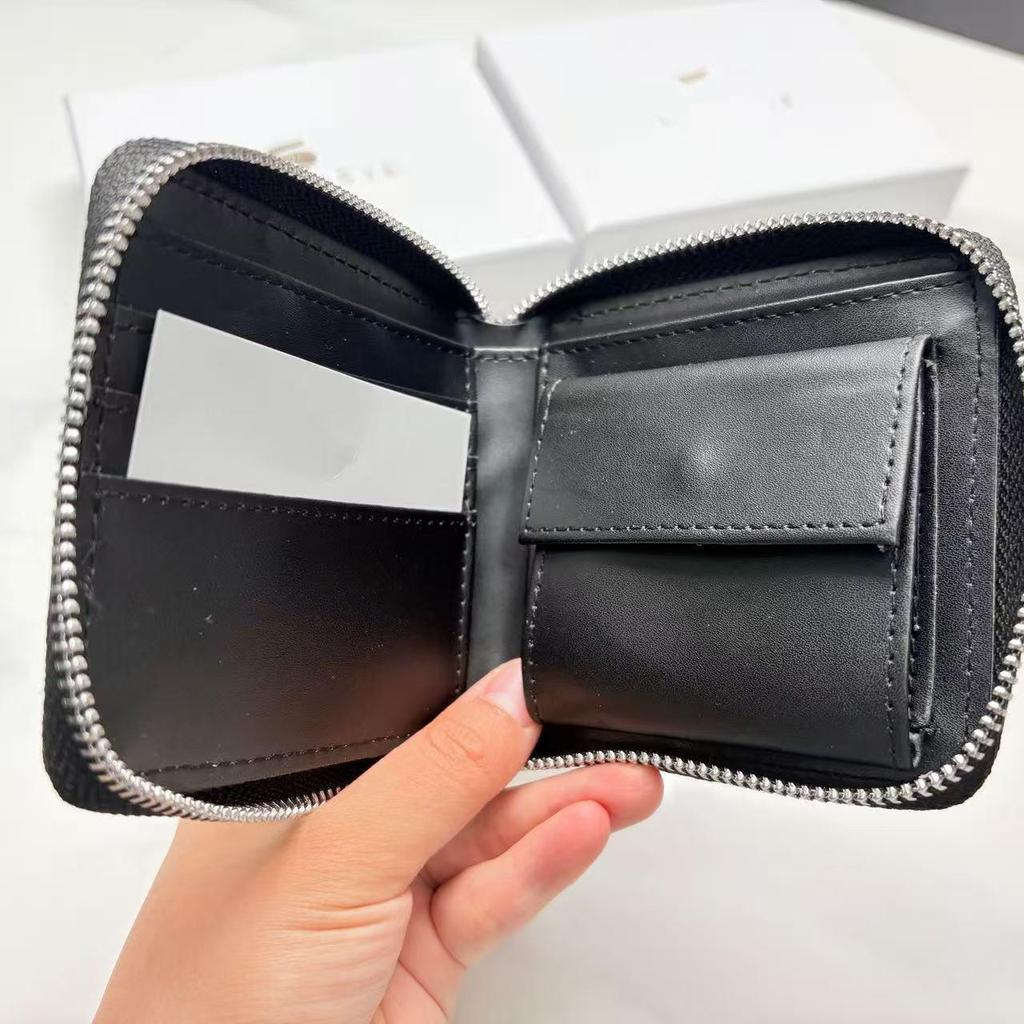 Nová retro potisk PU pánská peněženka na mince a držitel karet - Podzimní kolekce