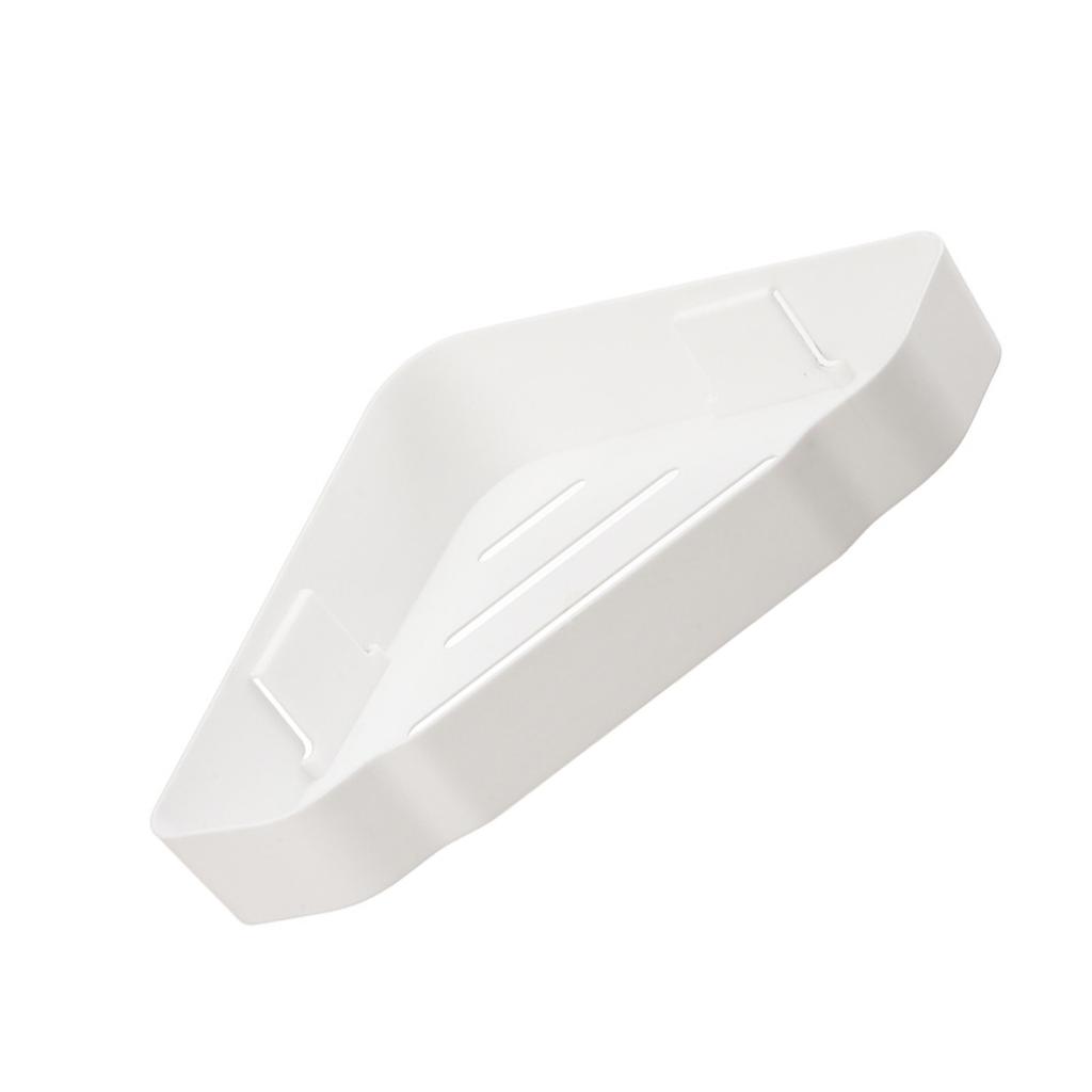 Corner Storage Shelf Plastic Multifunctional Large Capacity Simple Shower Organizer for Bathroom