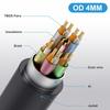 2.1 HDTV-compatible Video Cable Supports 8K at 60Hz and 4K120Hz for Cameras Laptops Screens Extension Cord