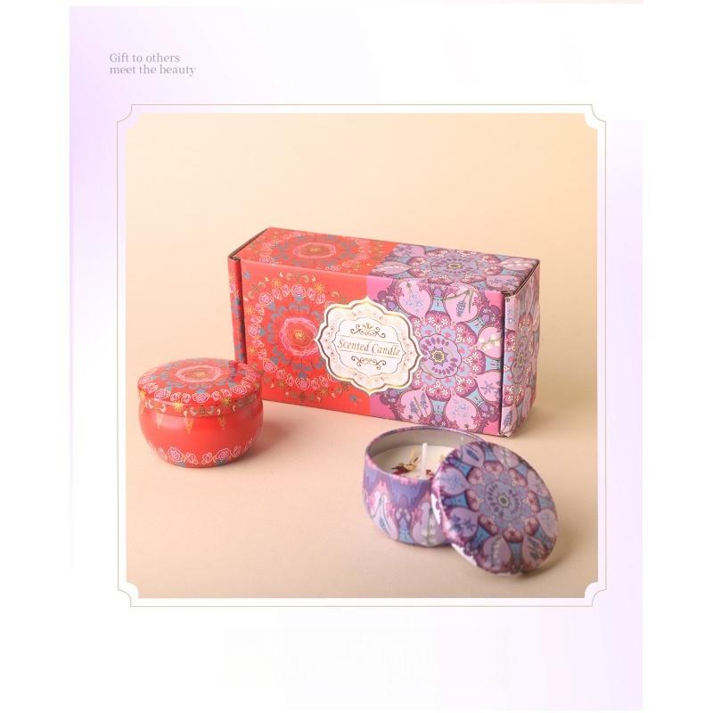 Scented Candle Gift Box Set Soybean Wax Gift Box Set Romantic Gift Box for Birthday