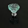 Mânăr de sertar din sticlă cu cristal roz de 30 mm - Stil Retro European pentru Dulap sau Comodă