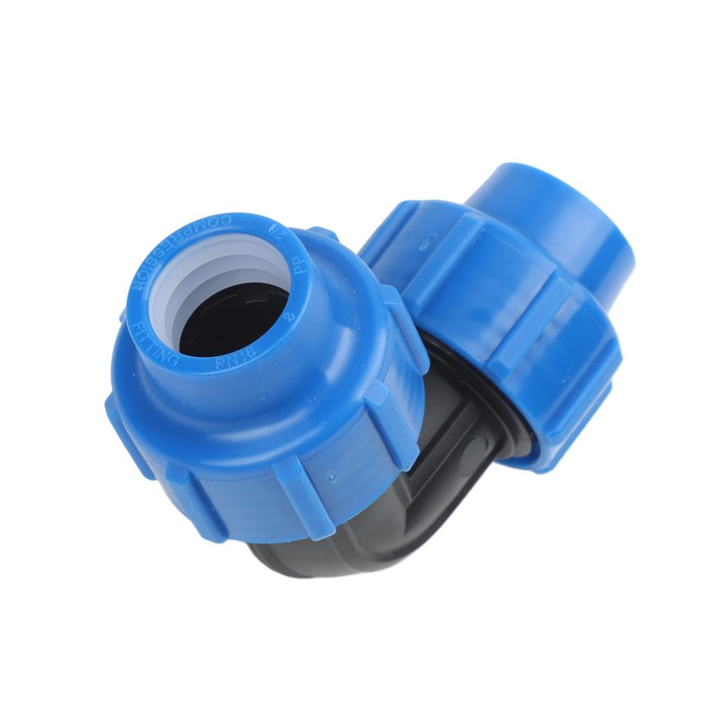 For Drip Irrigation 90 PP Coupling Efficient Irrigation Pipe Joint Hose Connector Drip Irrigation Threaded Connection