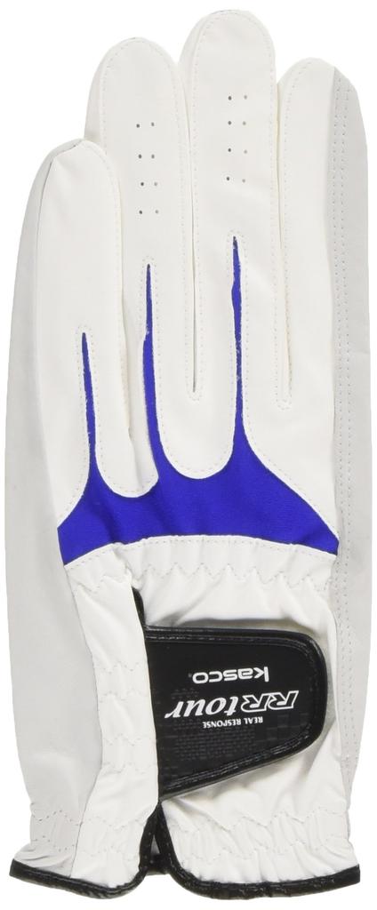 Kasco Golf Gloves Size 26 Men's RR-1323 Right-Handed White/Blue