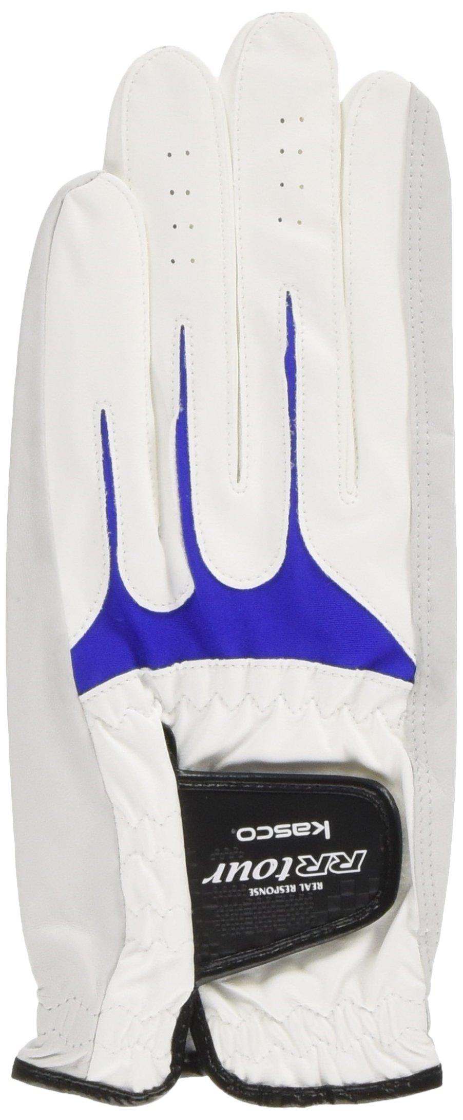 

Kasco Golf Gloves Size 26 Men s RR-1323 Right-Handed White/Blue