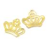 DIY Hollow Retro Crown Pendant for Necklace or Bracelet - Alloy Jewelry Charm (23*18mm)