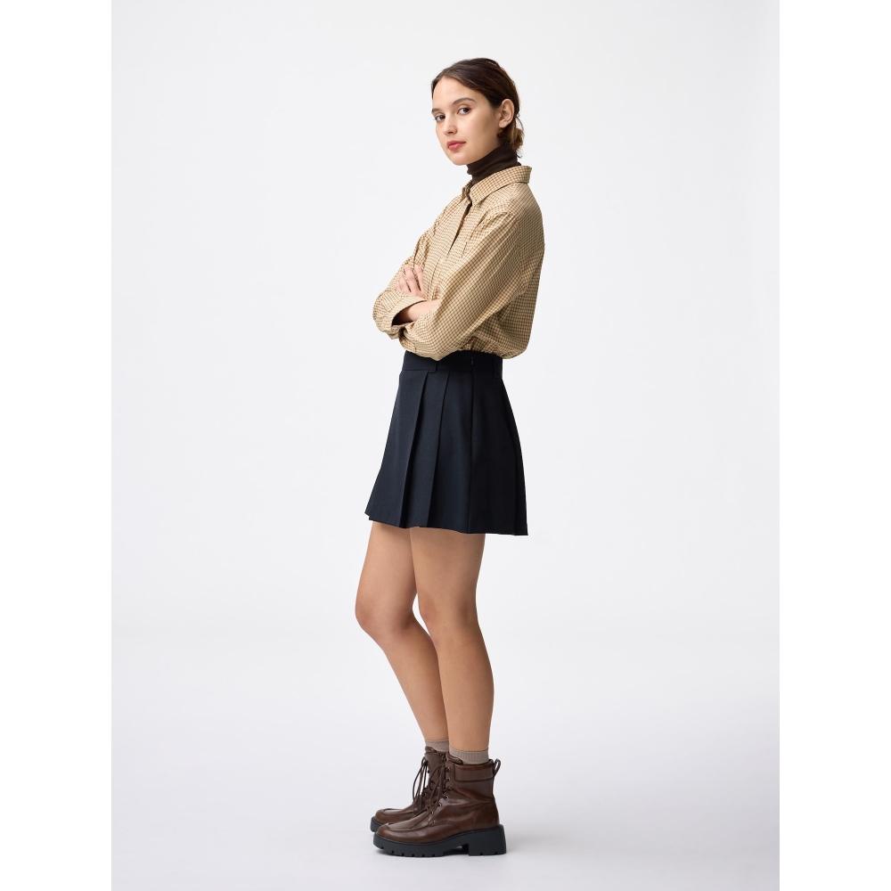 Gu By Uniqlo Side Pleated Skirt