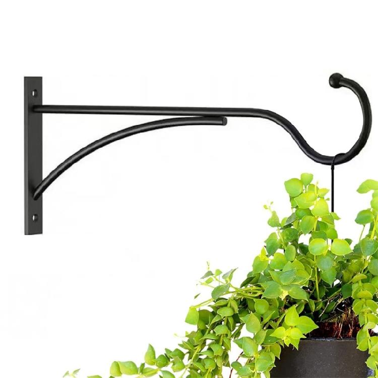 Portapiante Nero Tradizionale Per Uso Esterno Durevole Verniciato a Polvere Design Completa Vari Stili di Terrazza