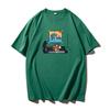 T-shirt Pokemon da Uomo Cotone Puro Casual Girocollo Manica Corta Abbigliamento Estivo Sportivo Casual Top a Manica Corta