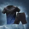 Ανδρικό T-shirt Αθλητικό T-shirt για Τρέξιμο Σορτς Γρήγορης Ξήρανσης Αναπνέον Κοντομάνικο Στρογγυλή Λαιμόκοψη T-shirt Δραστηριότητας Υπαίθρια Άσκηση Ανδρική Αθλητική Φόρμα