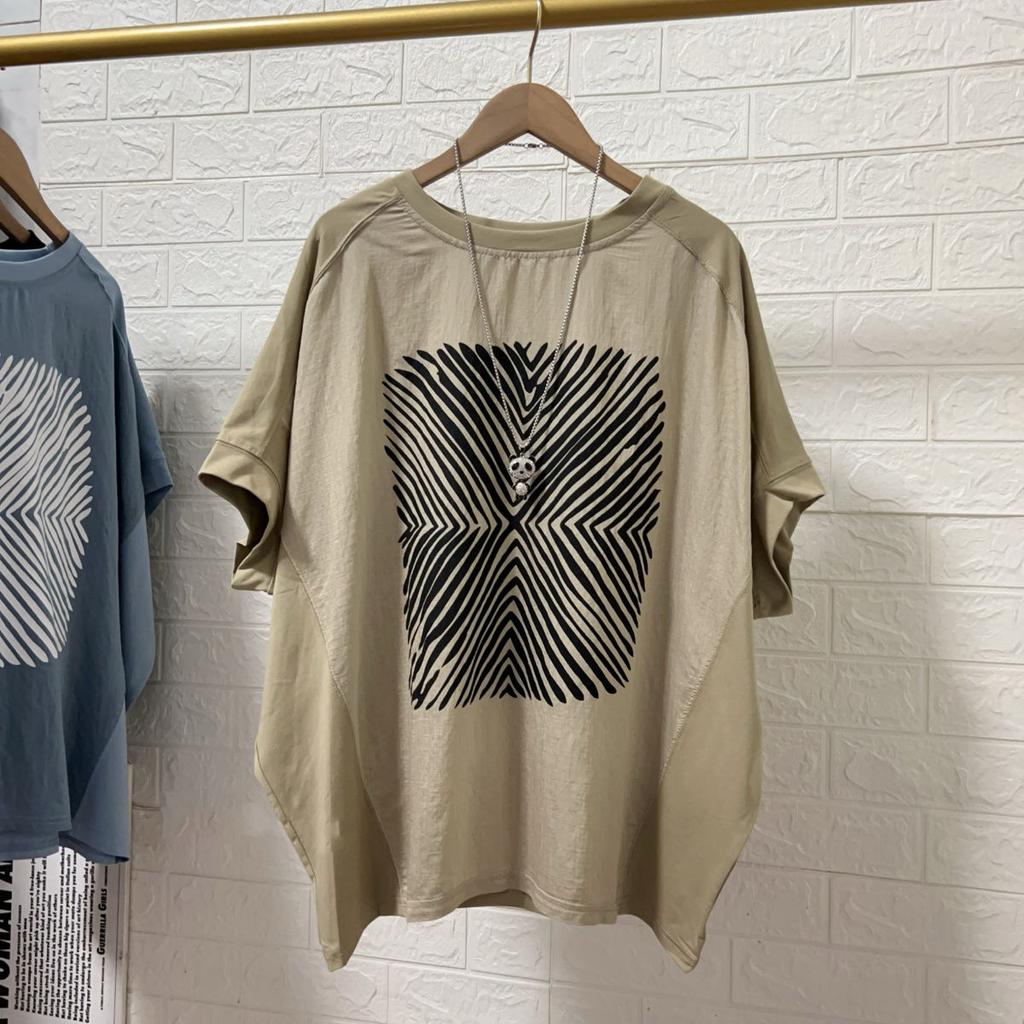 Women Clothing Plus Size Printing Street Casual T-shirts O-neck Short Sleeve Loose Vintage Tops Harajuku Summer Tees