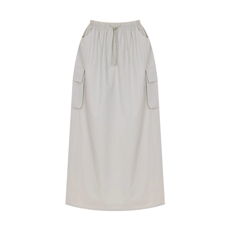 SELLY'S Out-Pocket Elastic Cargo Skirt_I6B-Csk019