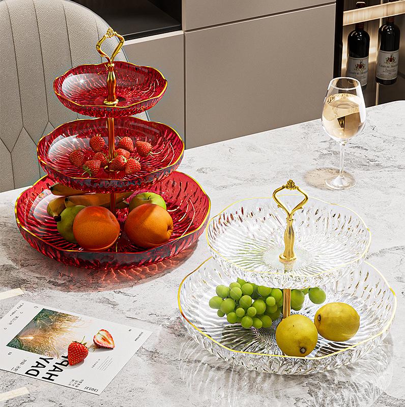 Elegant Multi-layer Fruit and Snack Bowl for Home or Hotel