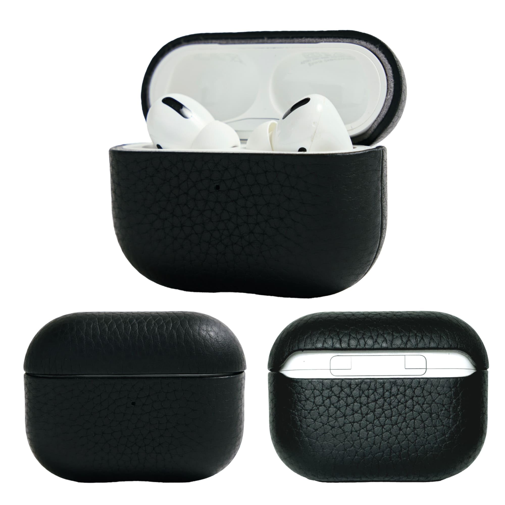 

NEWT AirPods Pro Compatible Genuine Leather Charging Drop and Impact Made by a Manufacturing Company in Case, Tested, Cable/Wireless Compatible,
