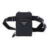 Prada Saffiano Leather Shoulder Crossbody Waist Bag Men Bags Black 2ZH126-053-F0002