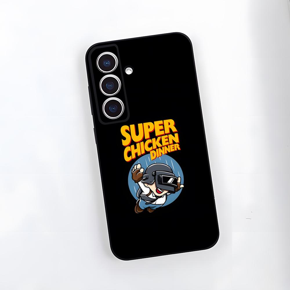 PUBG Winner Chicken Dinner Phone Case For Samsung S26 S25 Plus S20 S20 Plus S22 Ultra S23 FE S21 Plus S21 Ultra Soft Cover