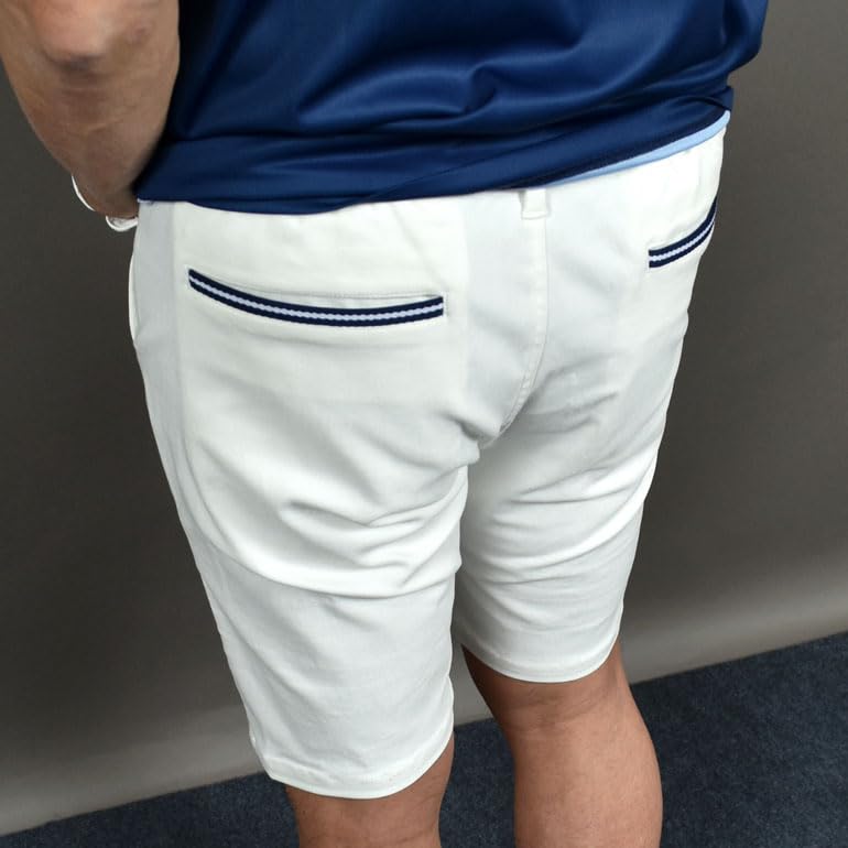 COMON GOLF Men's Stretch Golf Shorts with Cooling Touch, Super Stretch, Spring/Summer Shorts, Size 2XL, Black, CG-NF151