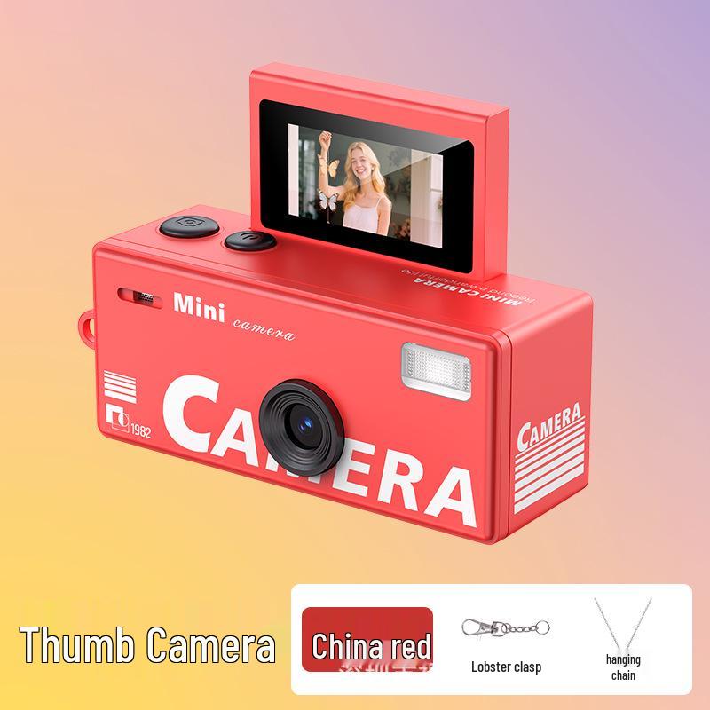 LK030 Kid's Compact Flip Camera: Portable Outdoor Thumb Cam